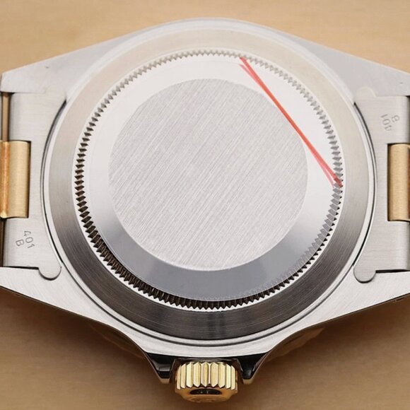 ROLEX SUBMARINER DATE 40MM 18K YELLOW GOLD STEEL 2-TONE BLACK WATCH - Picture 11 of 11